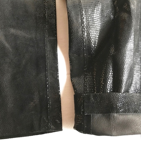 Isabel Black Shimmery Jeans Style Pants 10 - Picture 4 of 8